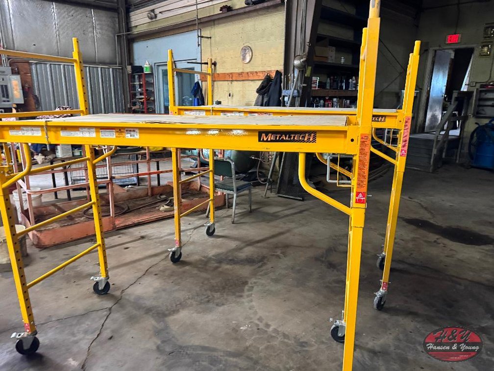 (2) New Metaltech Work Stations