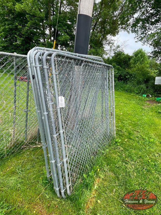 (6) 6'x6' Chain Link Panels