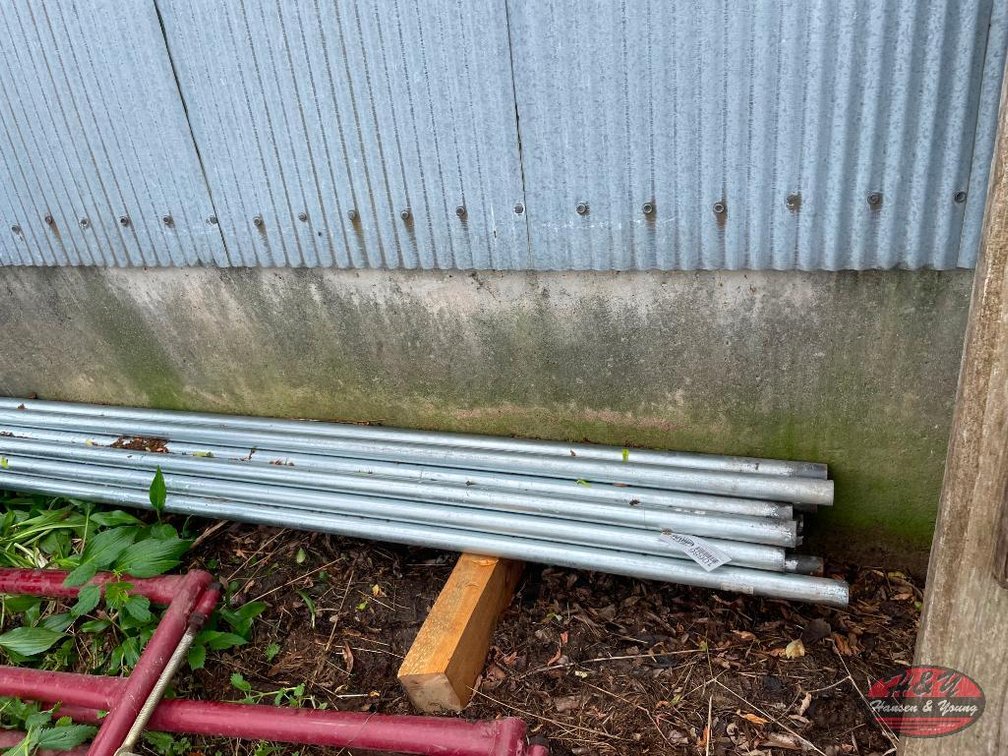 Pile of New 8' Chain Link Fence Tubes
