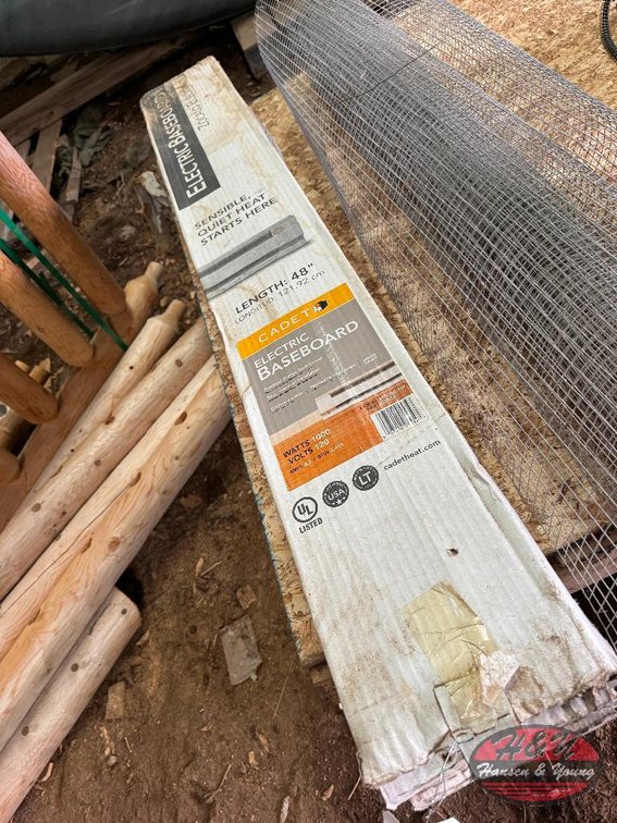 (2) Electric Baseboard Heater