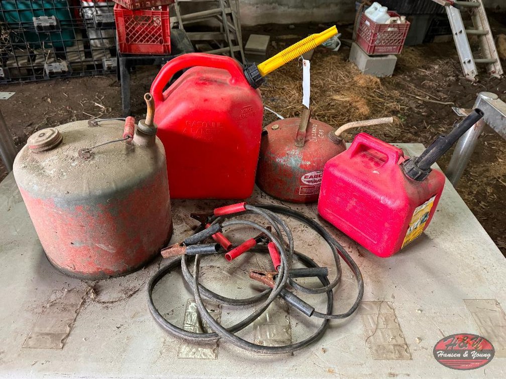 Gas Cans and Jumper Cables