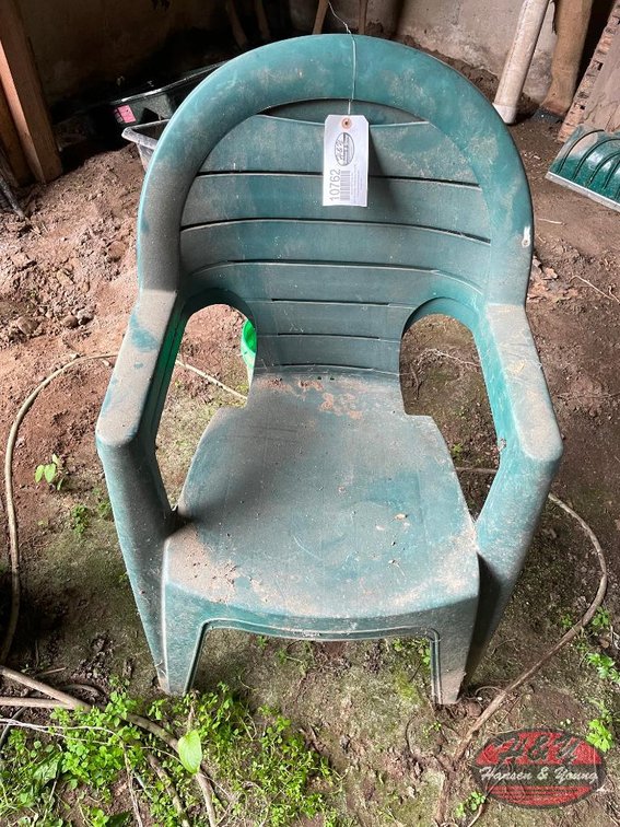 (2) Plastic Yard Chairs
