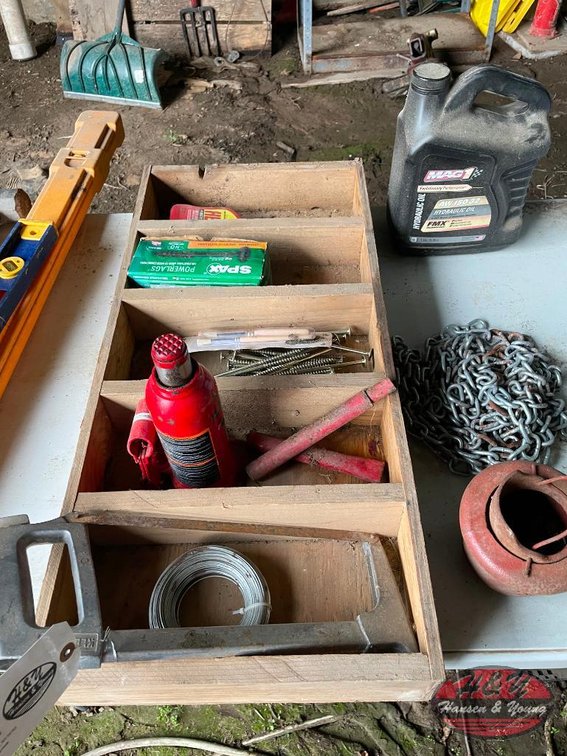 Wood Organizer and Content
