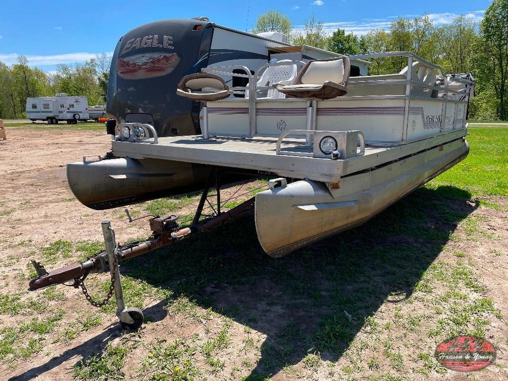 1991 TMC Pontoon w/ Trailer