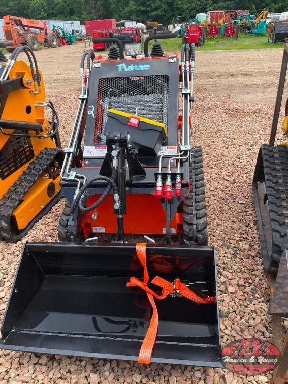 Ride-On Skidsteer Loader - Orange