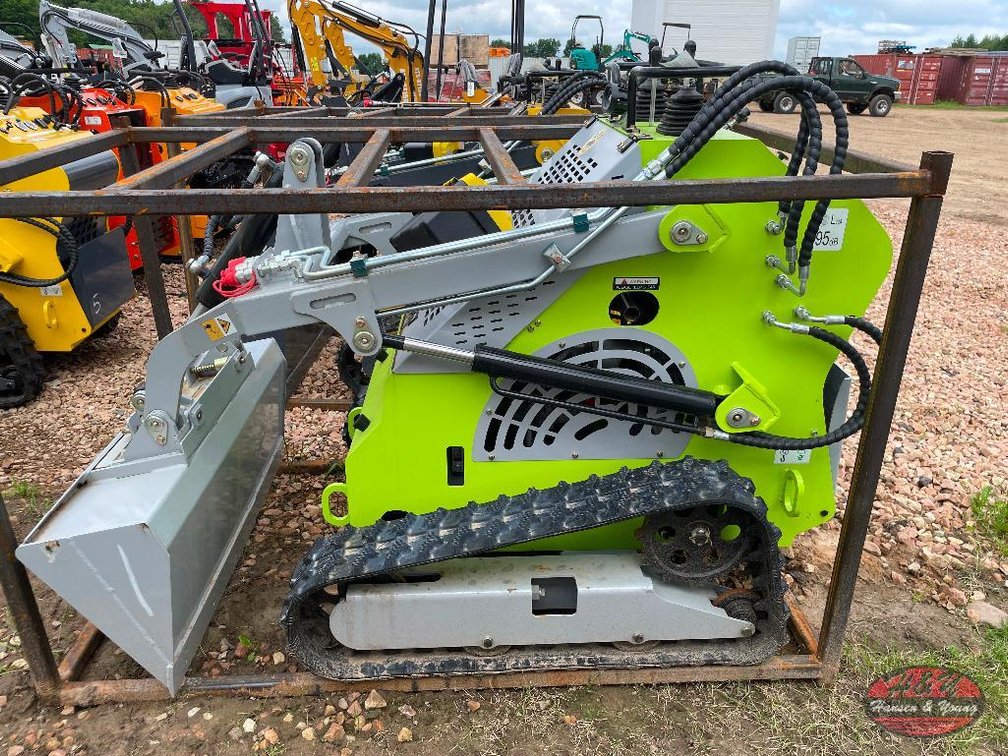 Ride-On Skidsteer Loader - Green/Grey