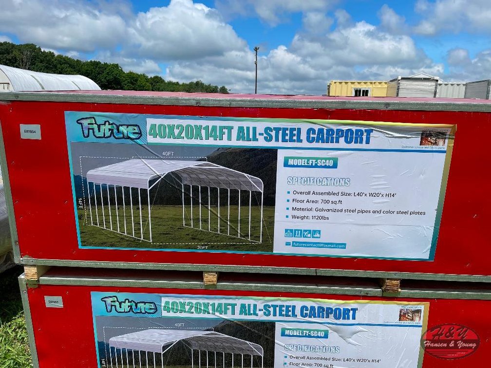 40'x20'x14' All Steel Carport