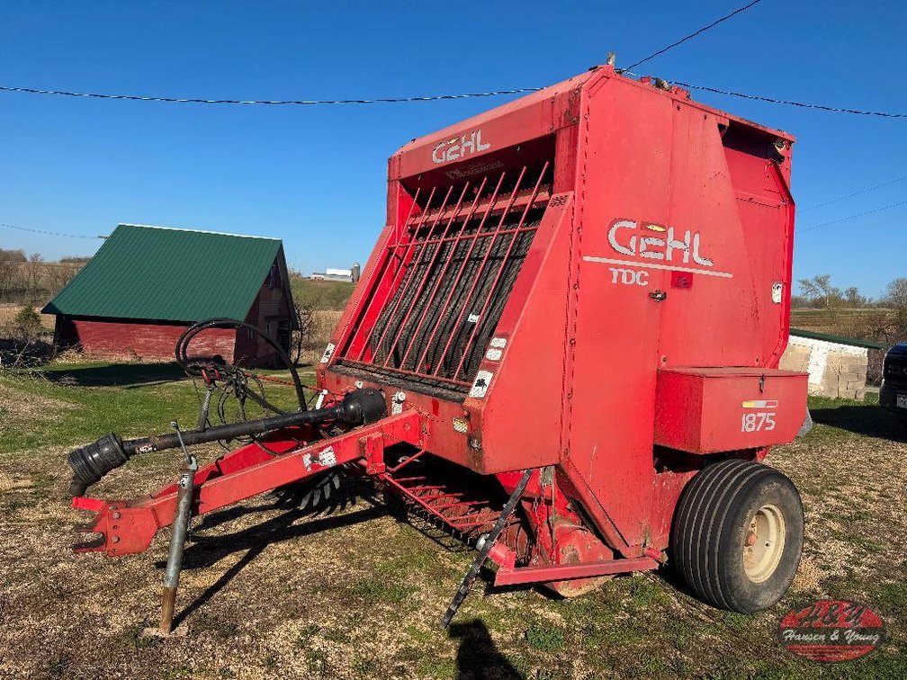 Gehl 1875 TDC Round Baler - Bay City WI