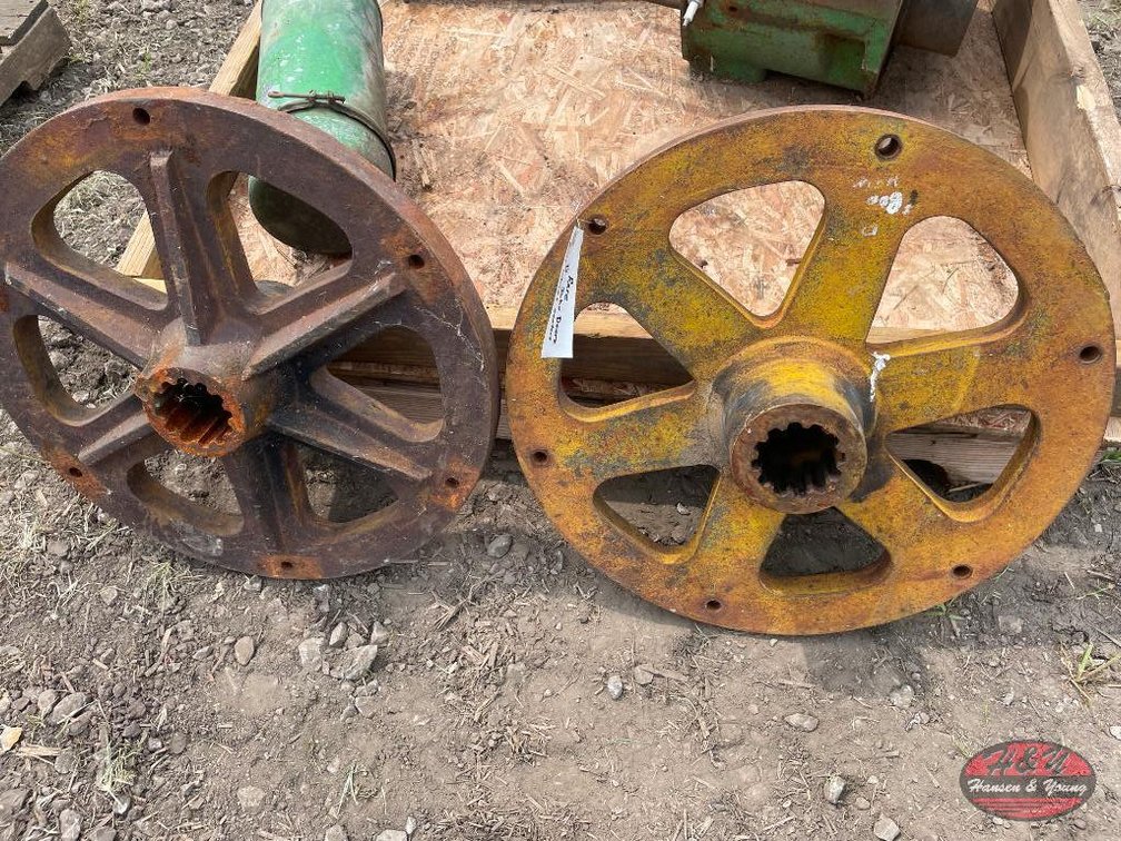Rare John Deere D Rear Wheel Centers