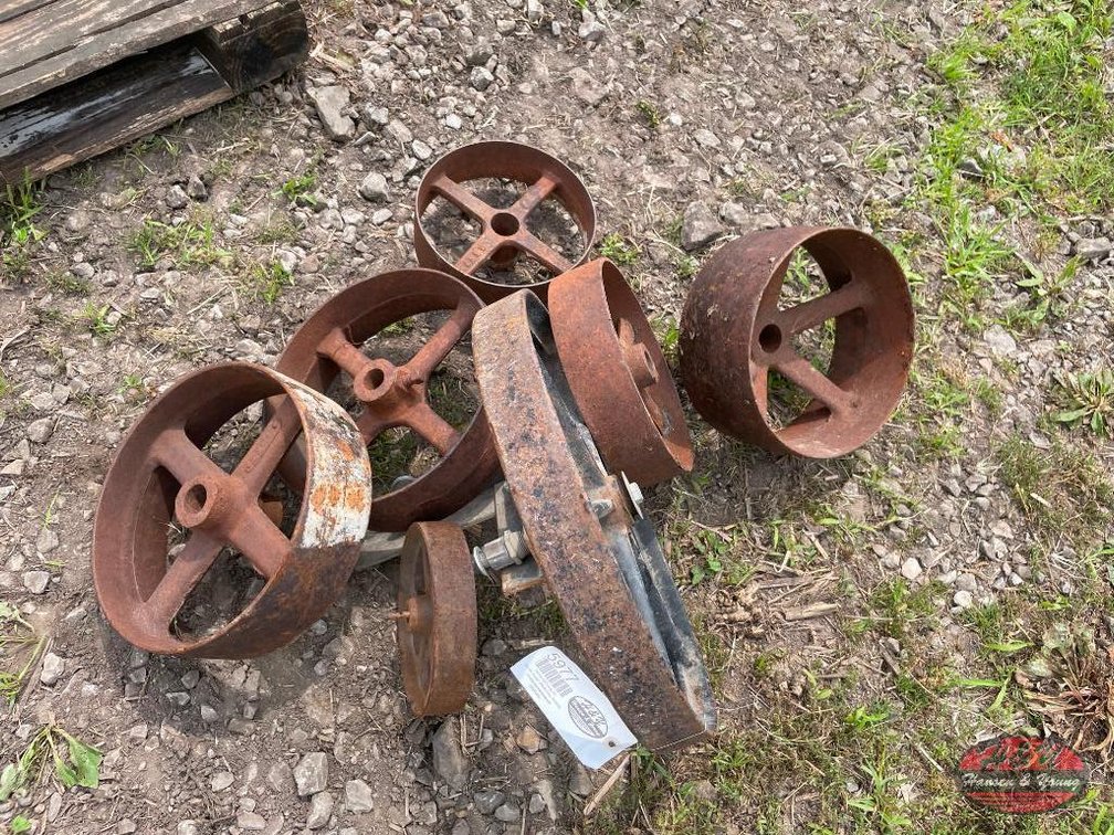 Assortment of Wheels and Pulleys