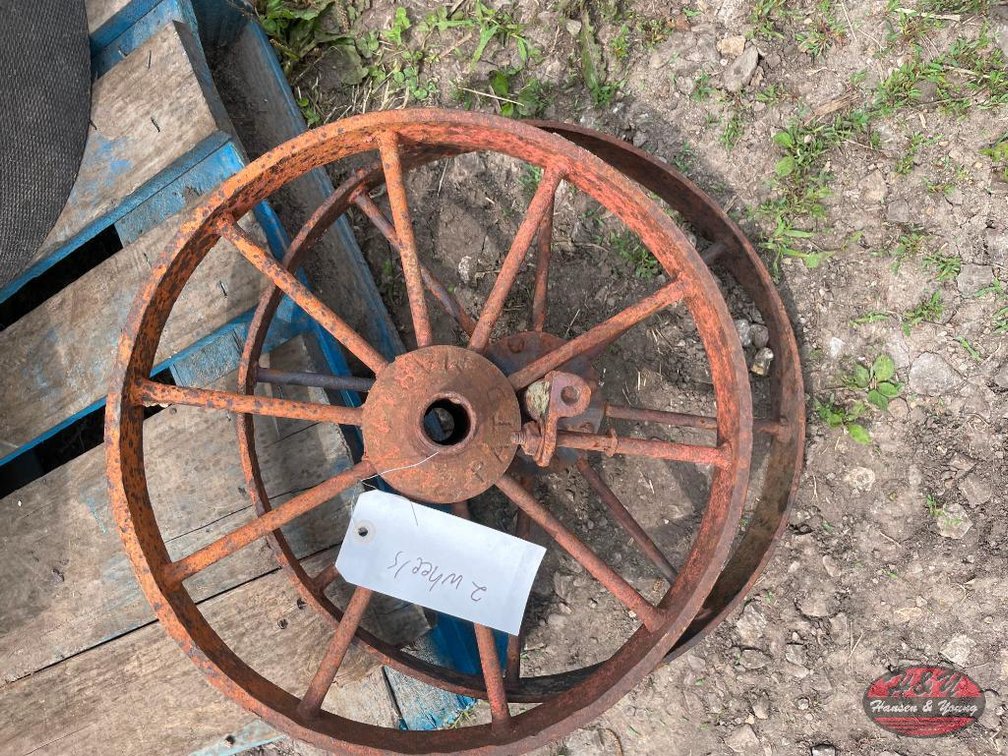 (2) Steel Wheels