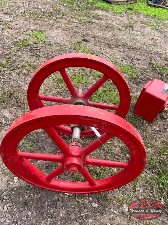 Galloway 5hp Round Rod Flywheels and Crank