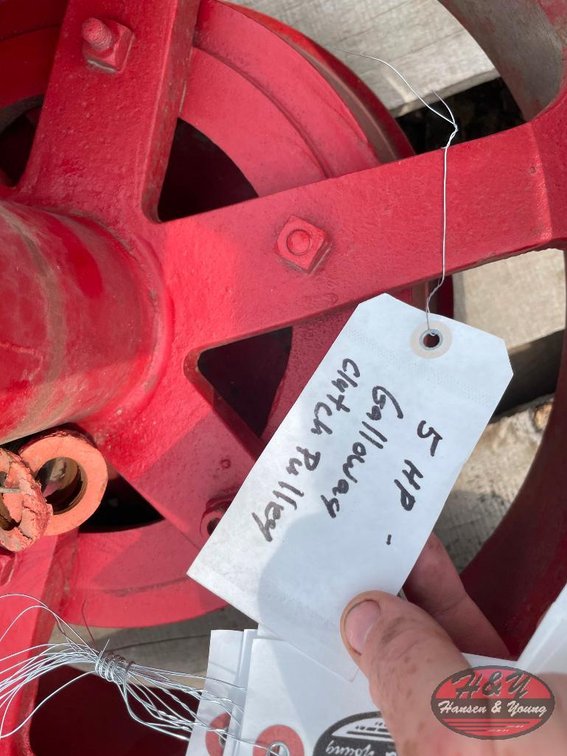 5hp Galloway Clutch Pulley
