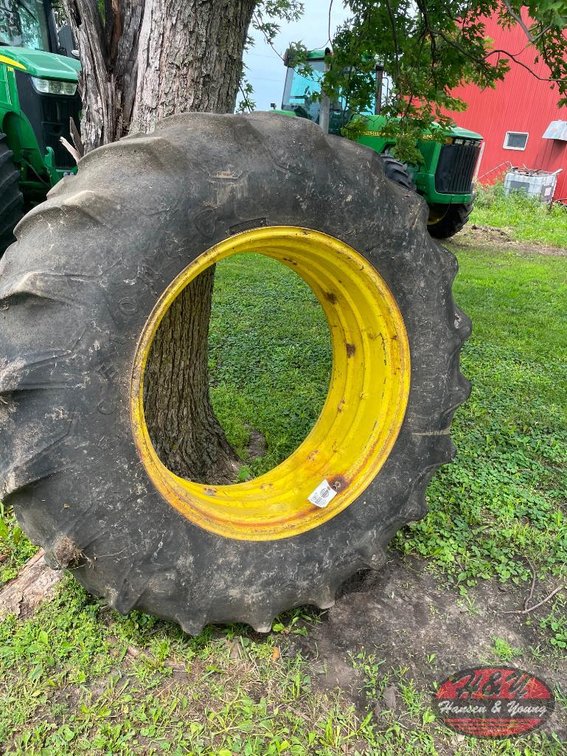 18.4x34 Tire and Rim