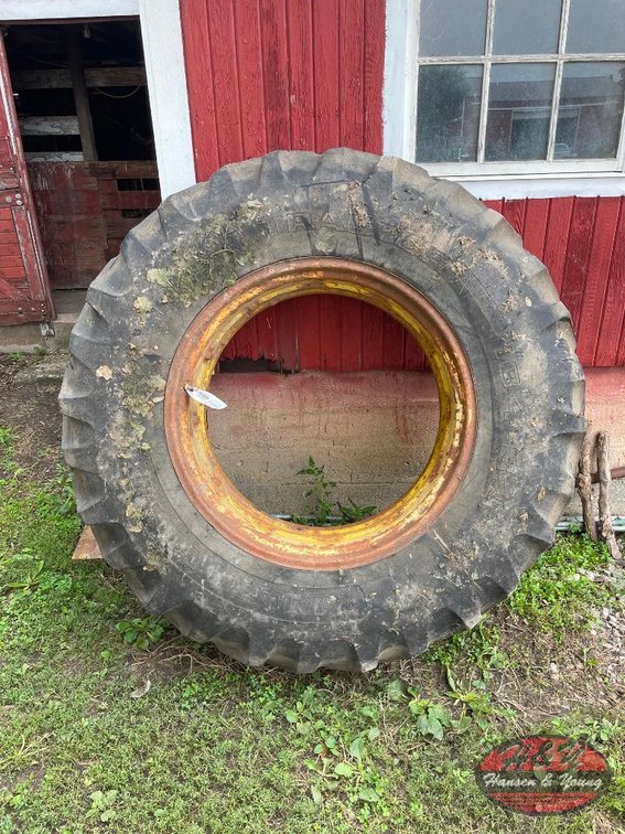 18.4x34 Tire and Rim