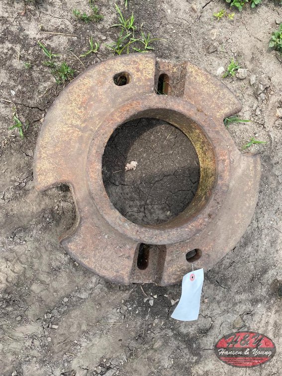 (1) John Deere 2 Cylinder Wheel Wieght