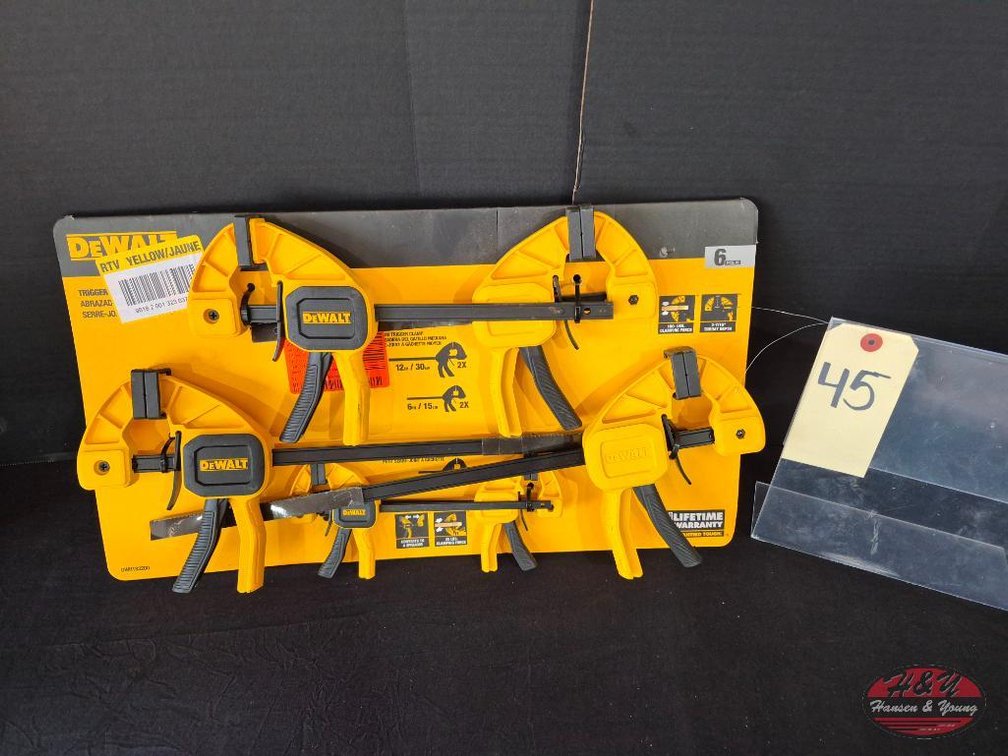 New DEWALT Trigger Clamp Set (6-Piece) Model # DWHT83200D