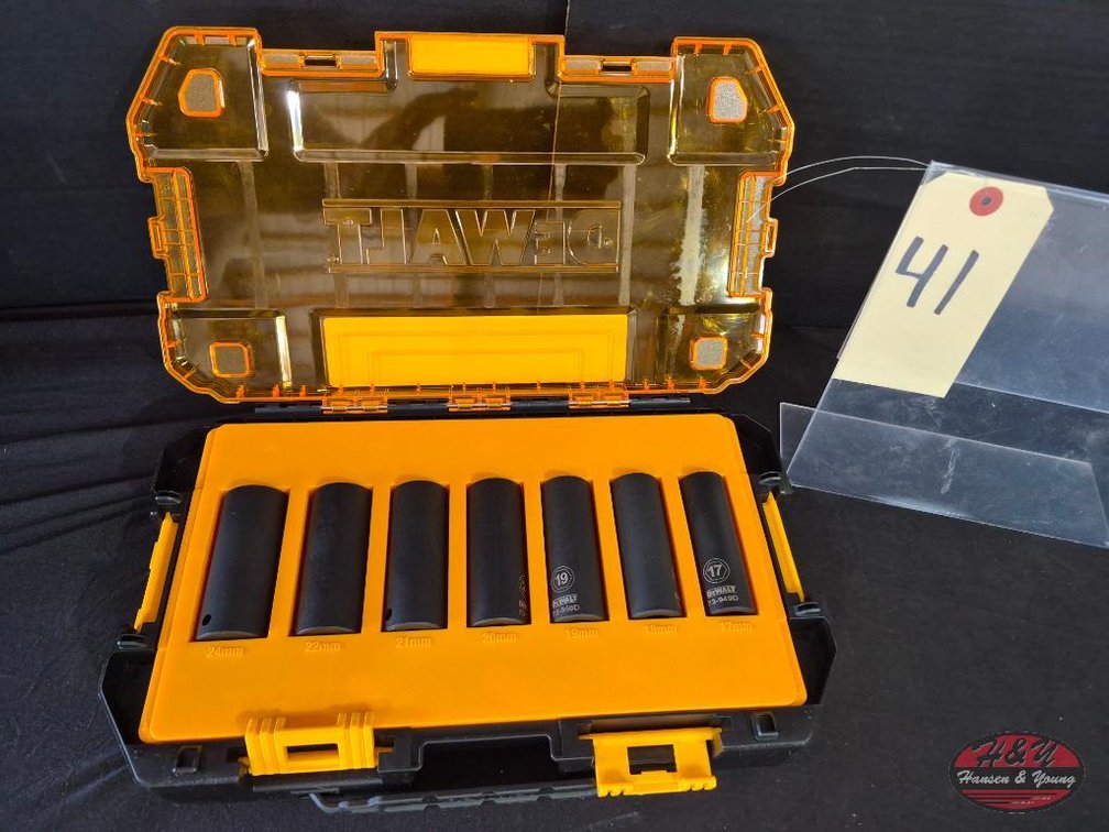 New DEWALT 1/2 in. Drive Metric Impact Socket Set (7-Piece) Model # DWMT74737