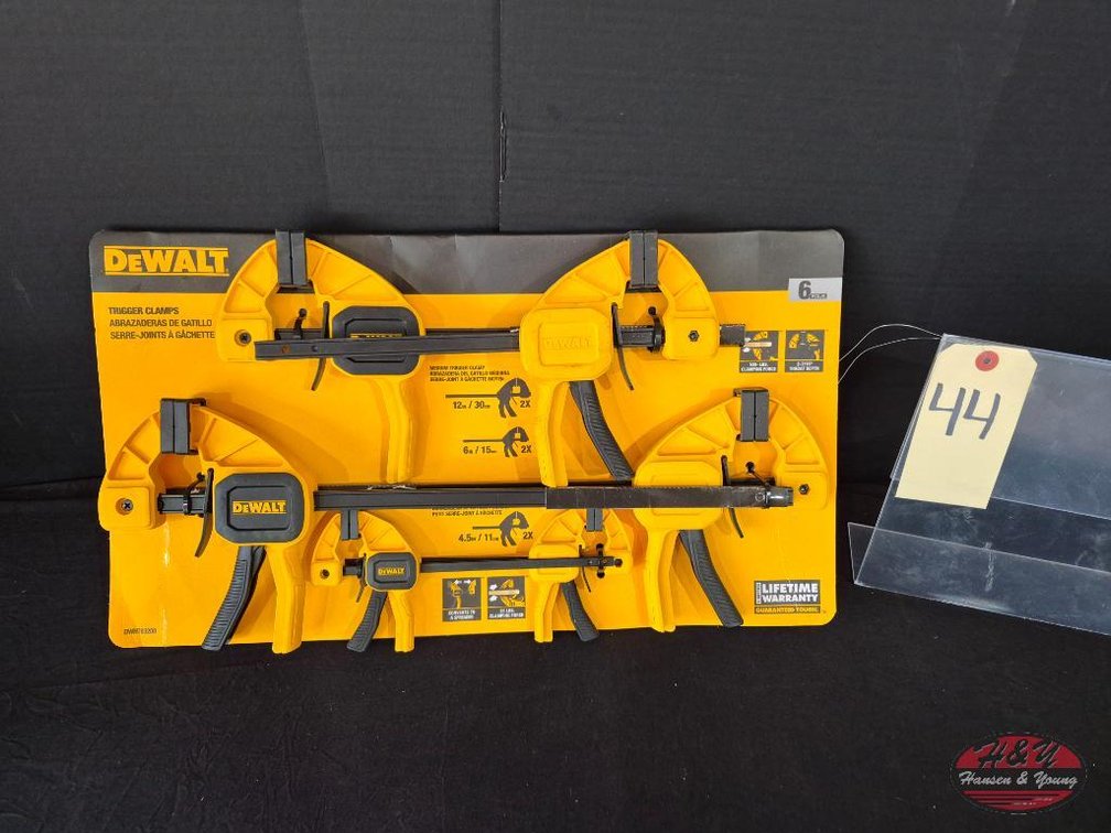 New DEWALT Trigger Clamp Set (6-Piece) Model # DWHT83200D