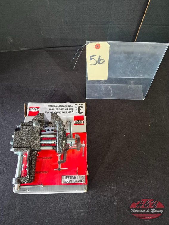 New Open Box BESSEY 3 in. Clamp-On Vise Model # BV-CO30