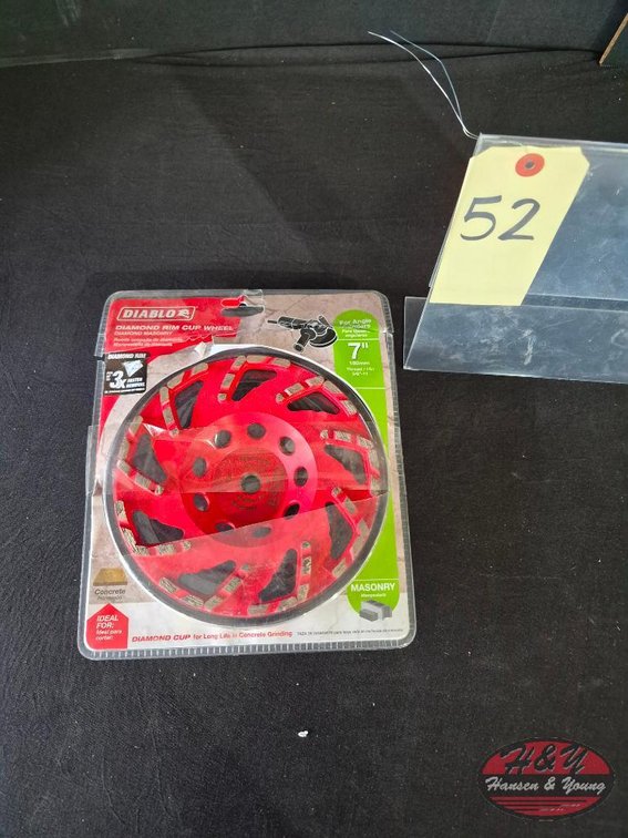 Like New DIABLO 7 in. Diamond Cup Wheel for Masonry Model # DMACW0700