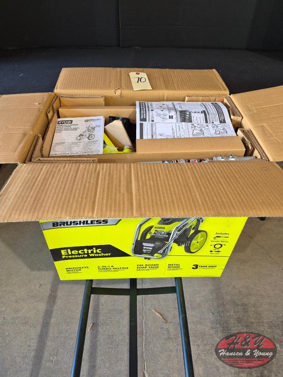 Brand New RYOBI 3000 PSI 1.1 GPM Cold Water Electric Pressure Washer