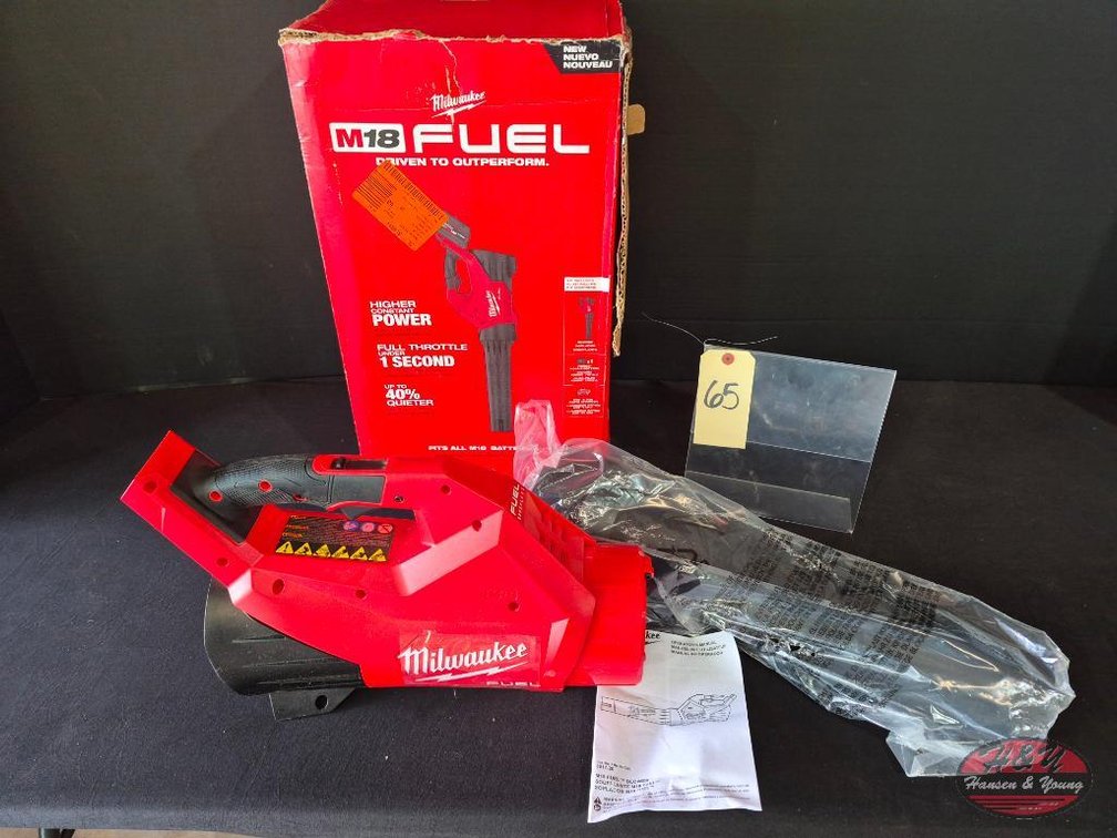New Open Box Milwaukee M18 FUEL 120 MPH 500 CFM 18V Brushless Cordless Battery Powered Leaf Blower (TOOL ONLY) Battery and Charger NOT INCLUDED Model # 3017-21HD