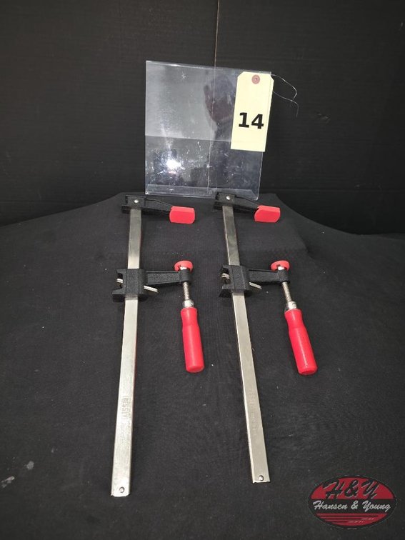 (2) NEW Bessey 12 in. Clutch Bar Clamps