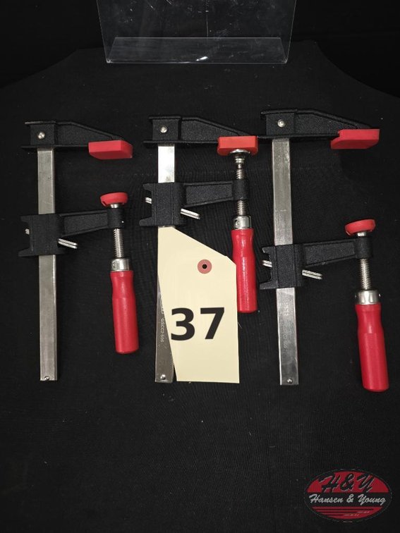 (3) NEW Bessey 6 in. Clutch Bar Clamps
