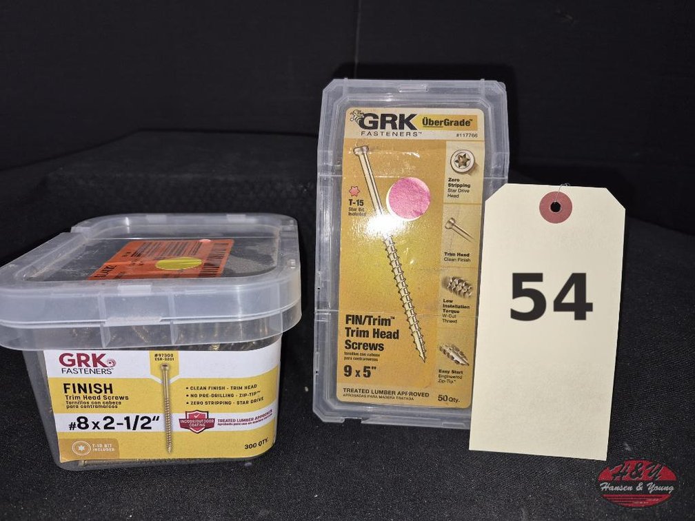 (2) Star Drive Trim Head Wood Screws