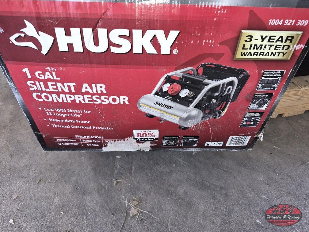 NEW Husky 1 Gal. Quiet Portable Air Compressor