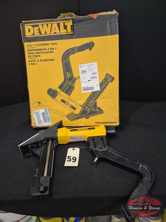 DeWalt 2-in-1 Pneumatic Flooring Nailer DWFP12569