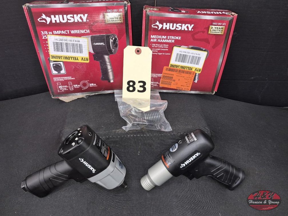 NEW Husky Air Hammer & 3/8 in. Impact Wrench