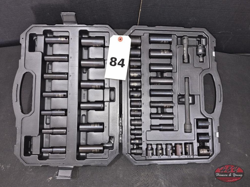 NEW GearWrench 44-Piece 3/8 in. Impact Socket Set