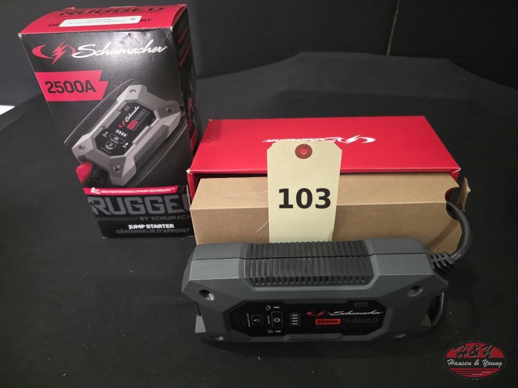 NEW Schumacher 2500A Lithium Jump Starter SL1596
