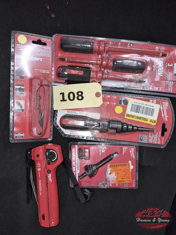 LIKE NEW Milwaukee Electrician Hand Tool Lot