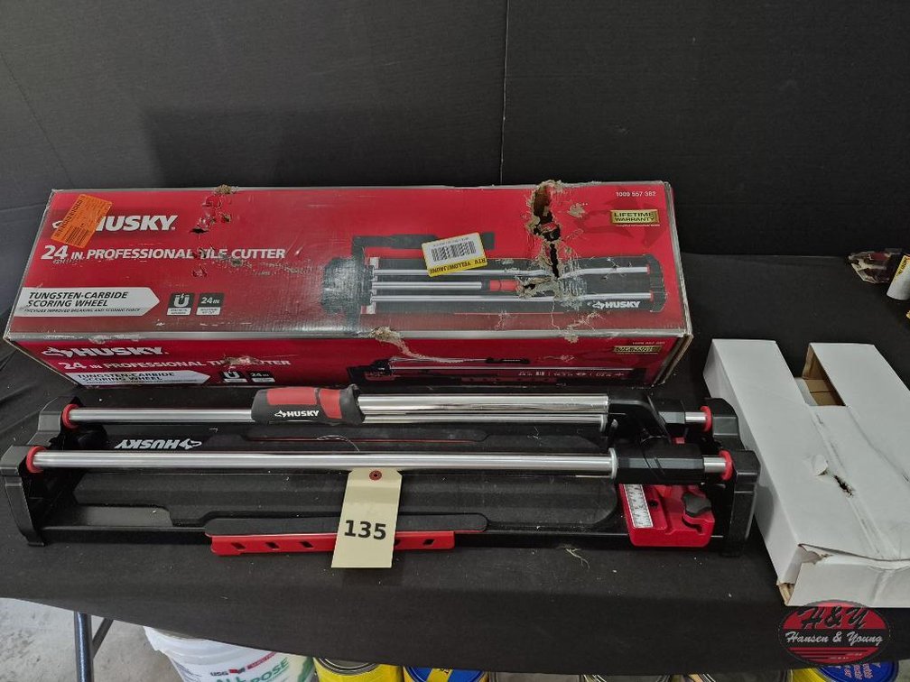 NEW Husky 24 in. Manual Tile Cutter