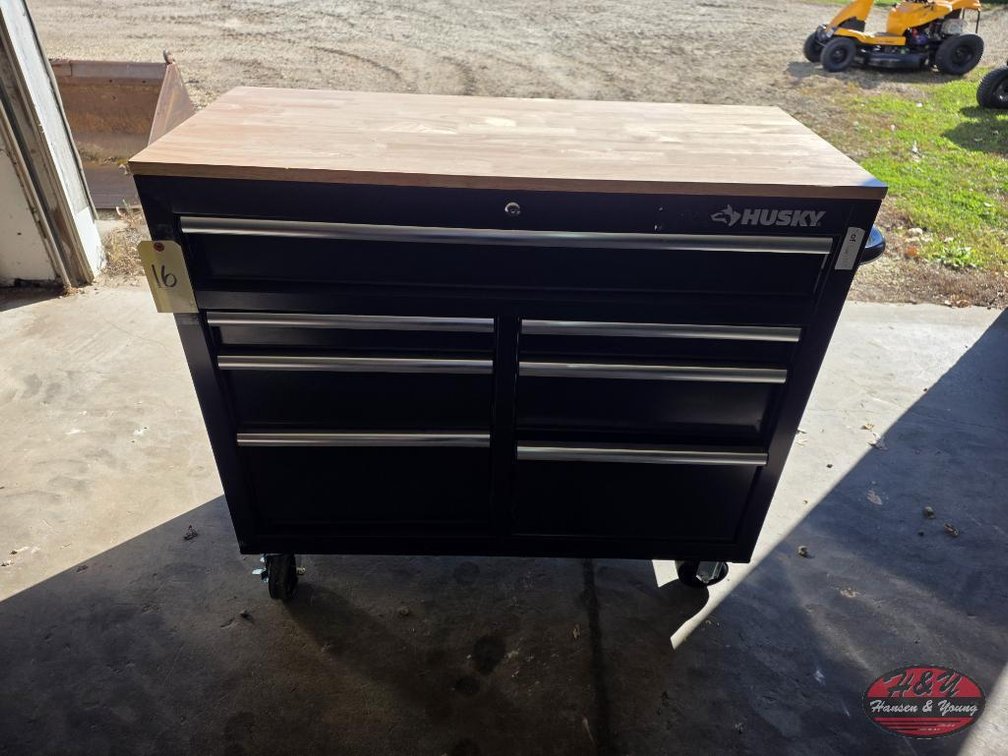NEVER USED Husky 46 in. 9-Drawer Mobile Workbench