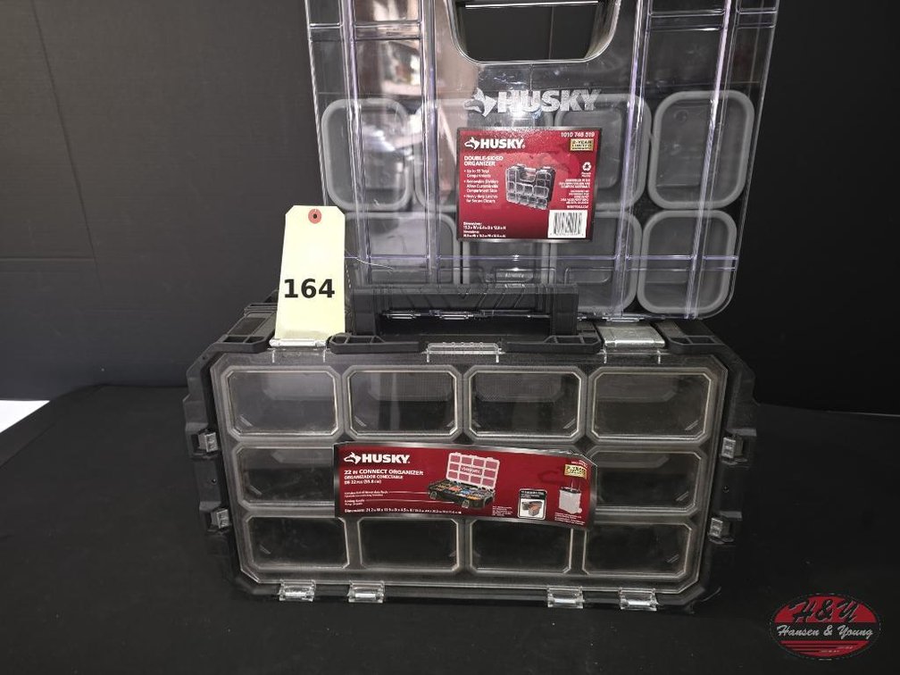 (2) NEW Husky Small Parts Organizers