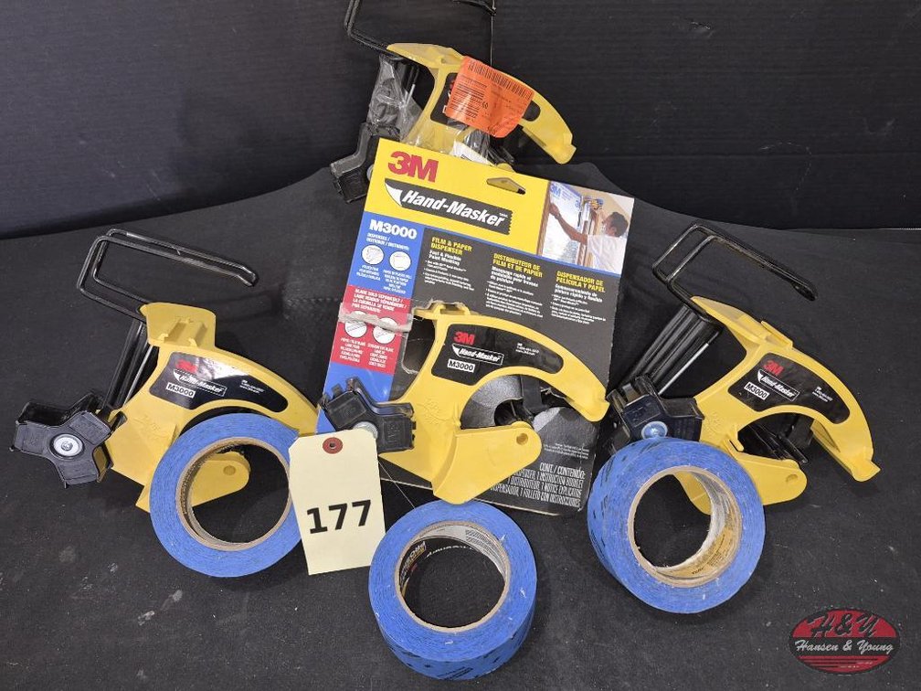 3M Hand-Masker Dispensers (4) + Painter's Tape