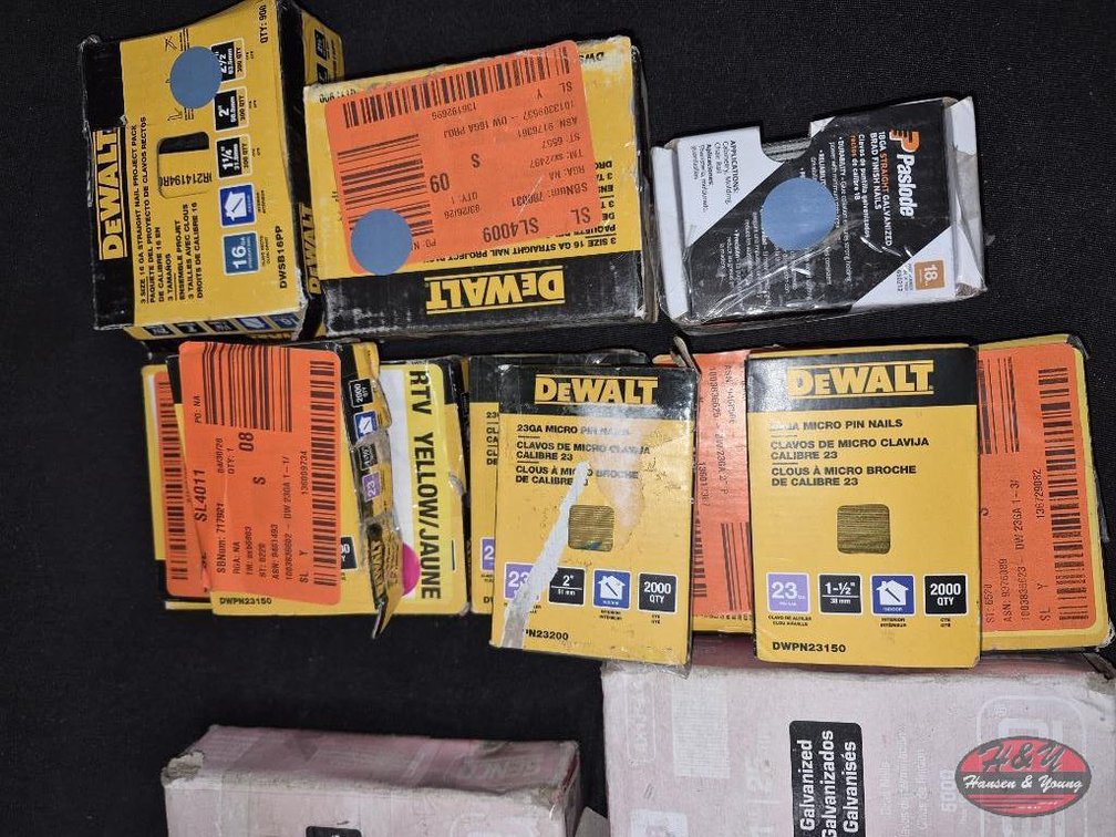 NEW DeWalt, Senco & Paslode Nails (19 Packages)