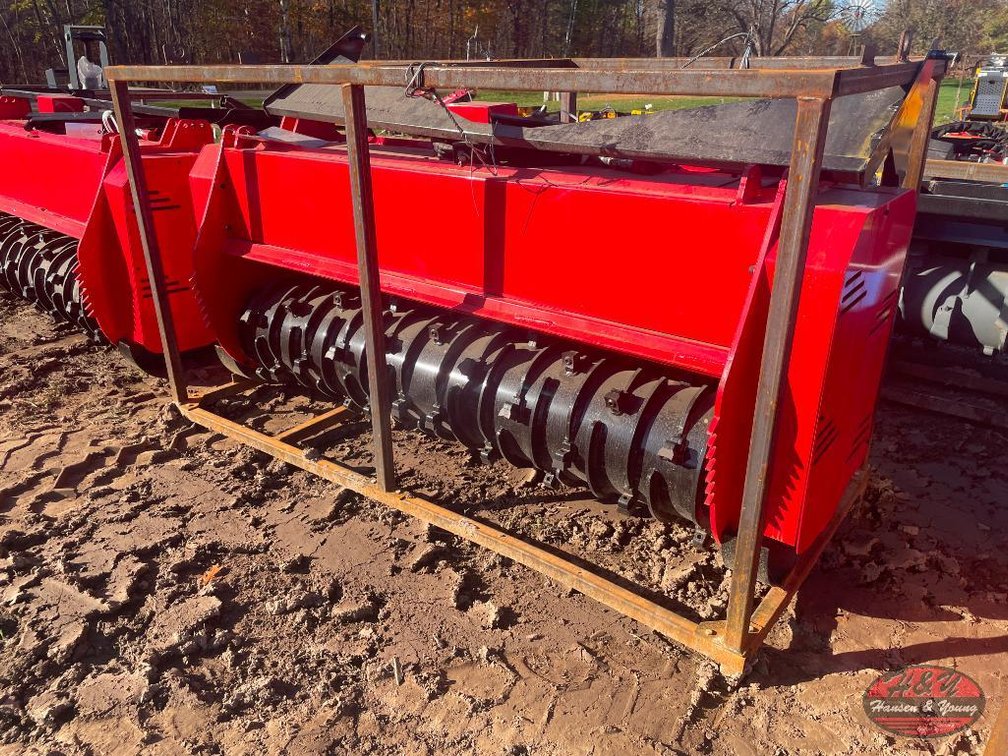 Skidsteer 72'' Drum Mulcher - Red