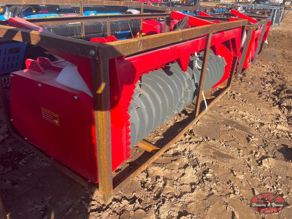 Skidsteer 72'' Drum Mulcher - Red