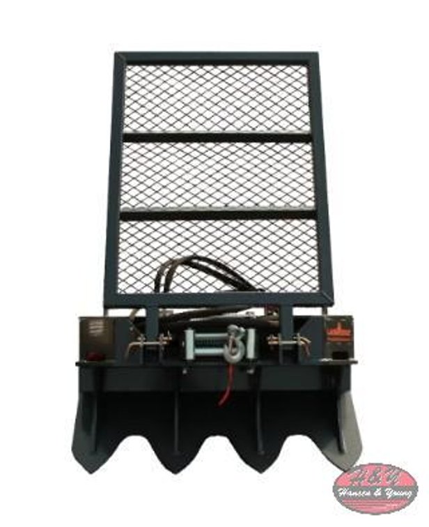 Hydraulic Logging Winch w/ Screen