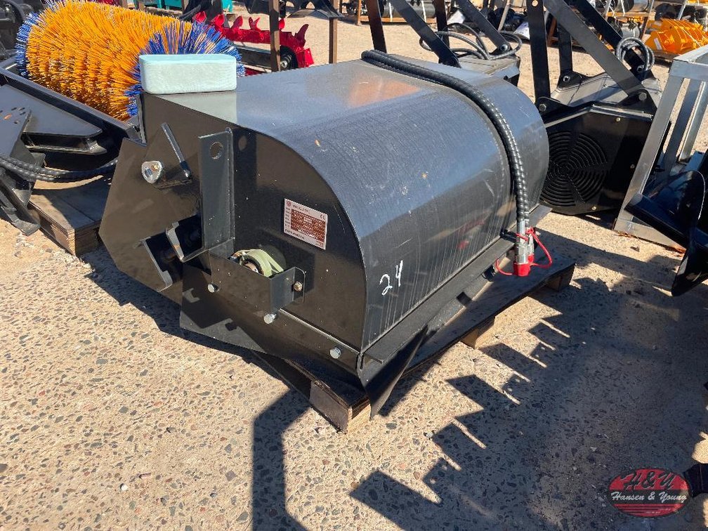 Enclosed Sweeper - To Fit MINI Skidsteer Loader