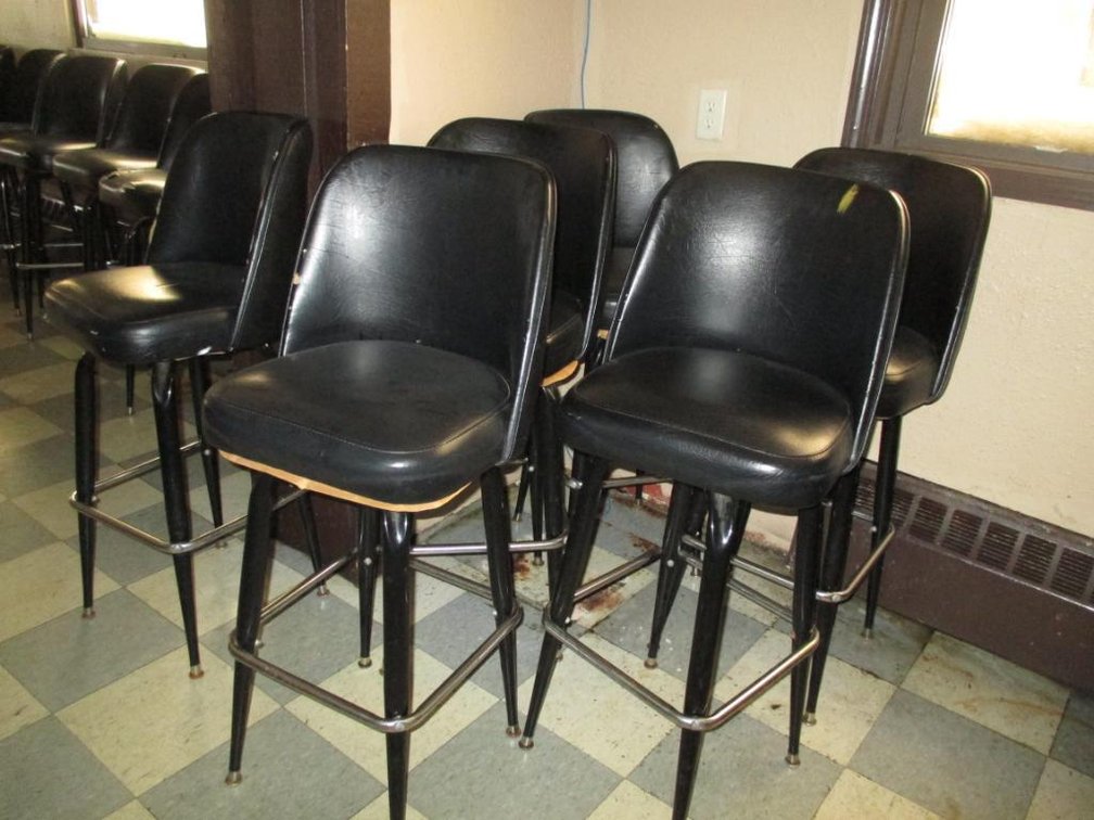 (6) High Back Bar Stools