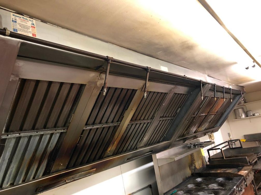 Fire Suppression System w/ Tank & Hood and Fans 