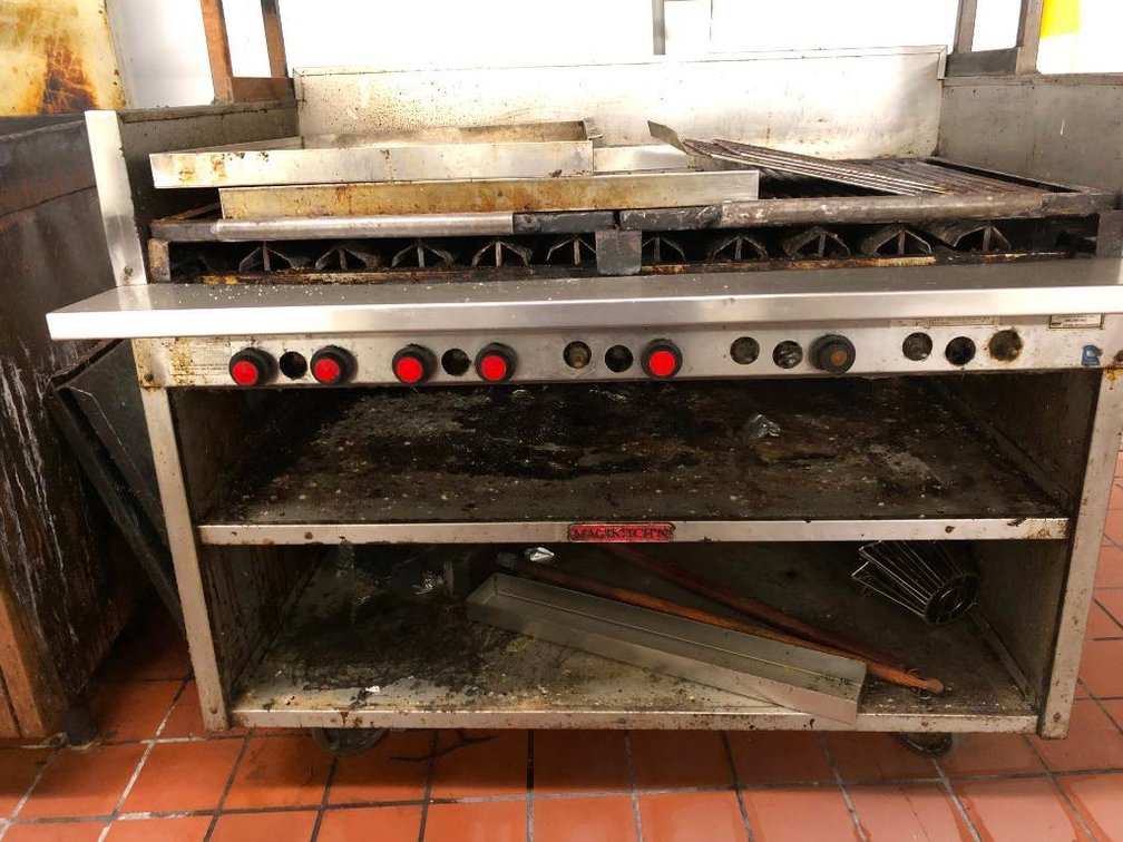 Commercial Flat Grill - 4'X2' 9.5''X4'