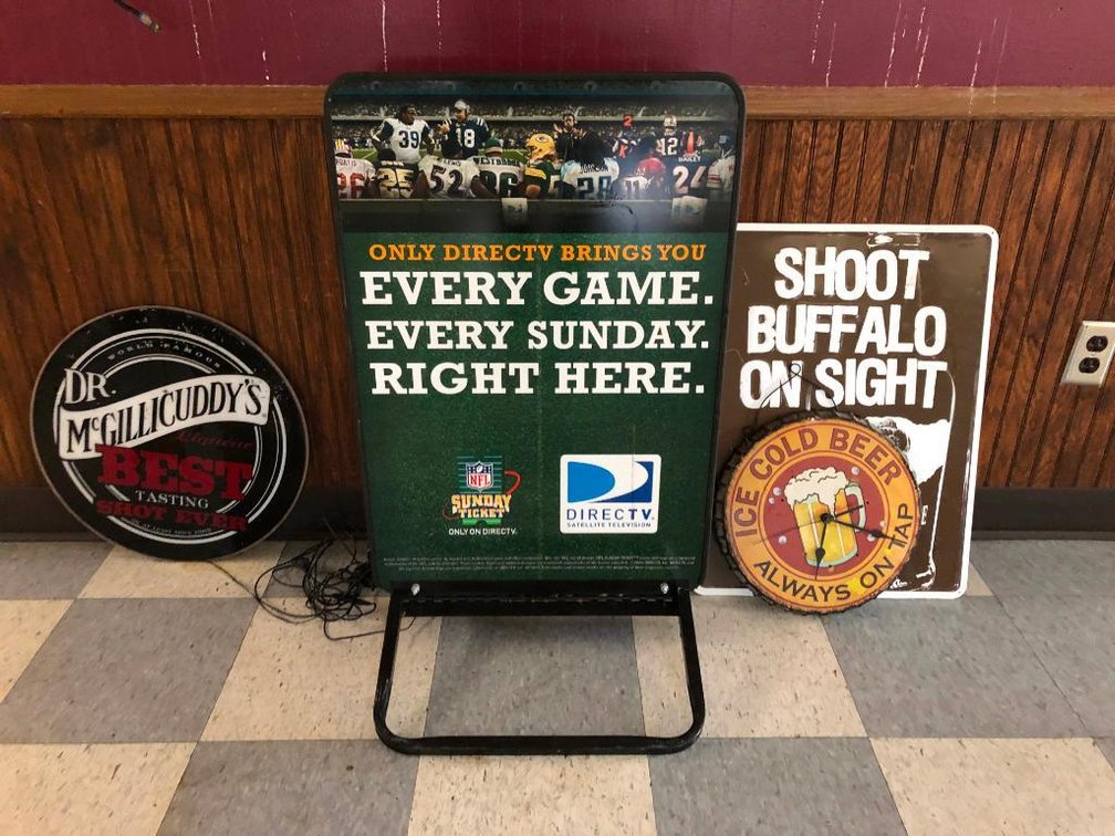 (4) Beer/Liquor Advertisement Signs 