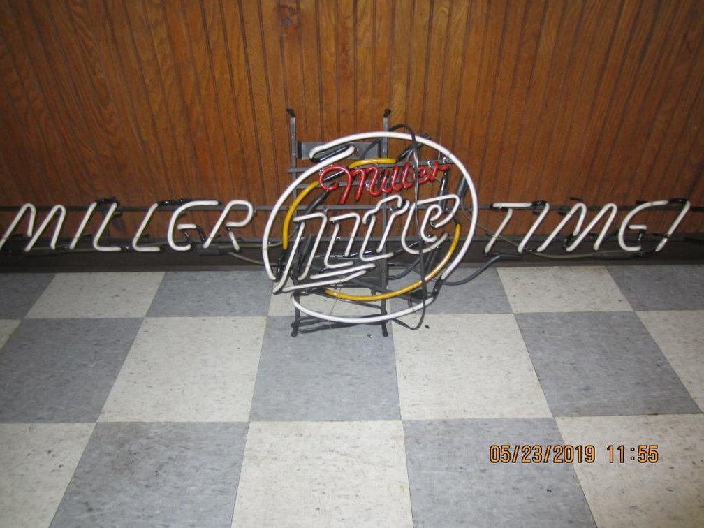 Miller Lite Time Neon Light